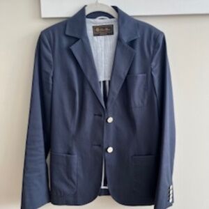 Loro Piana Women's Navy Sport Jacket Made in Italy